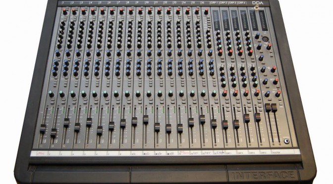 AUDIO MIXERS 16X CHANNELS – DDA PROFESSIONAL PA AUDIOMIXER