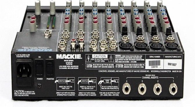 AUDIO MIXERS 8X CHANNELS – 1202 Micro Series